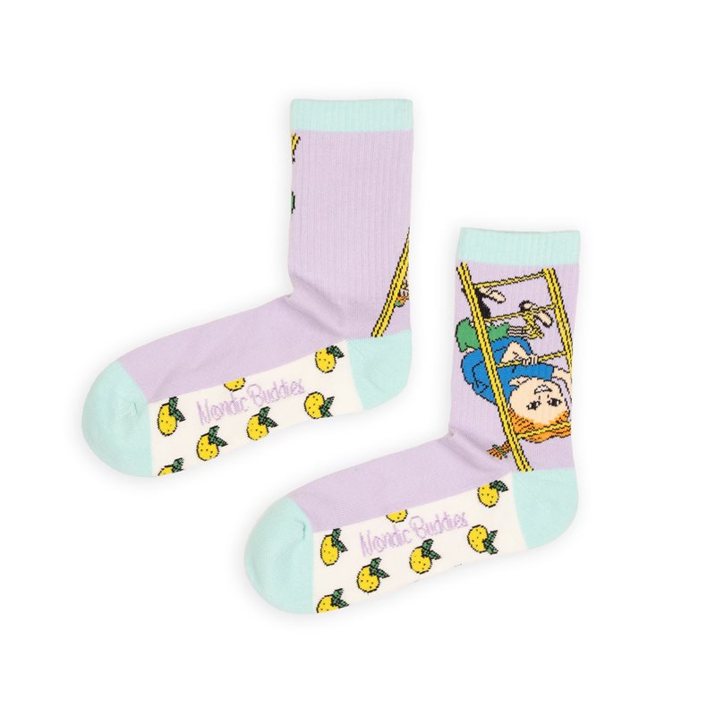 Pippi & stege damstrumpor retro
