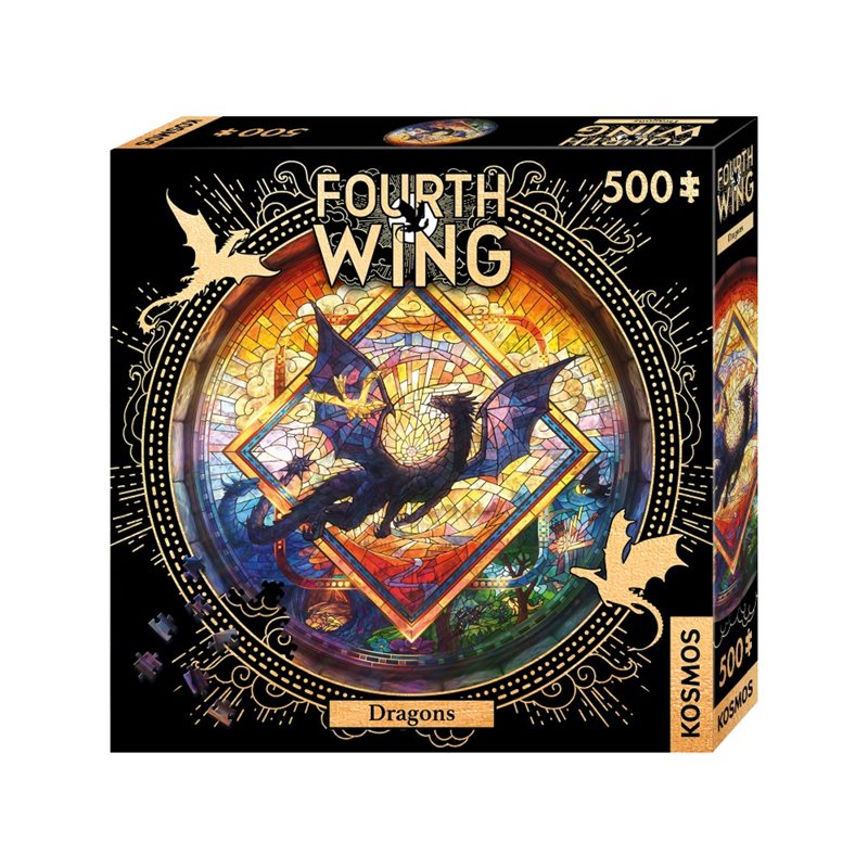 Fourth Wing – Dragons – pussel, 500 bitar