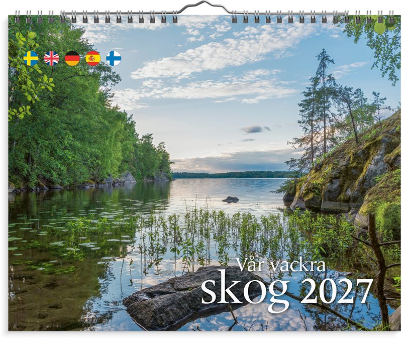 Väggkalender 2027 Vår vackra skog