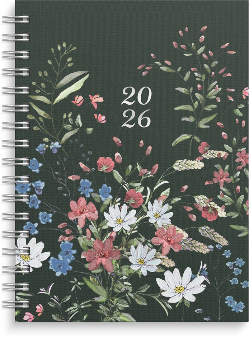 Kalender 2026 Weekly A6 Story blomma