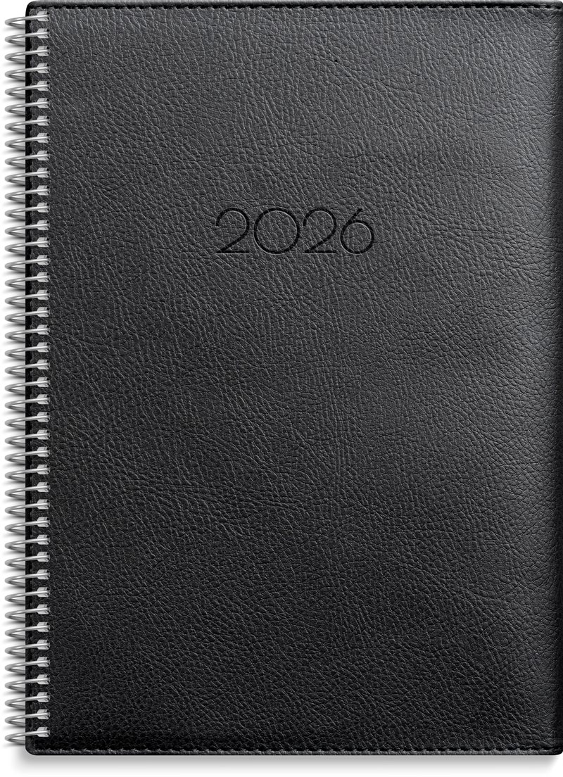 Kalender 2026 Senator A5 Twist svart