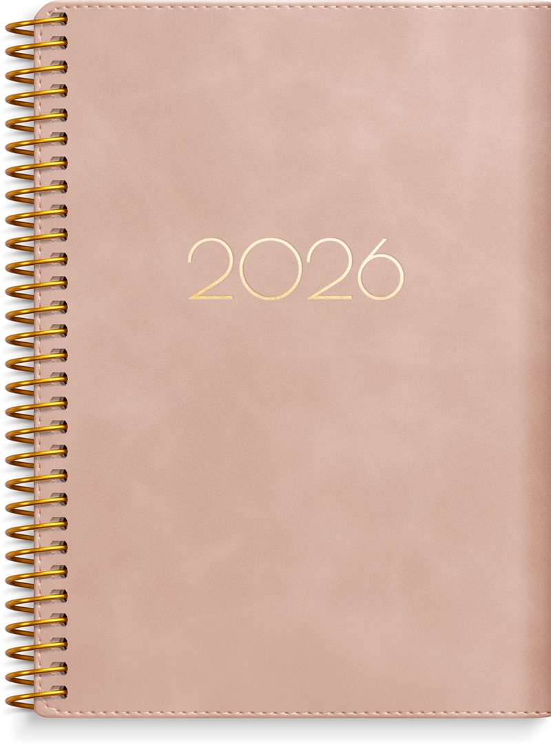 Kalender 2026 Senator A6 Twist rosa