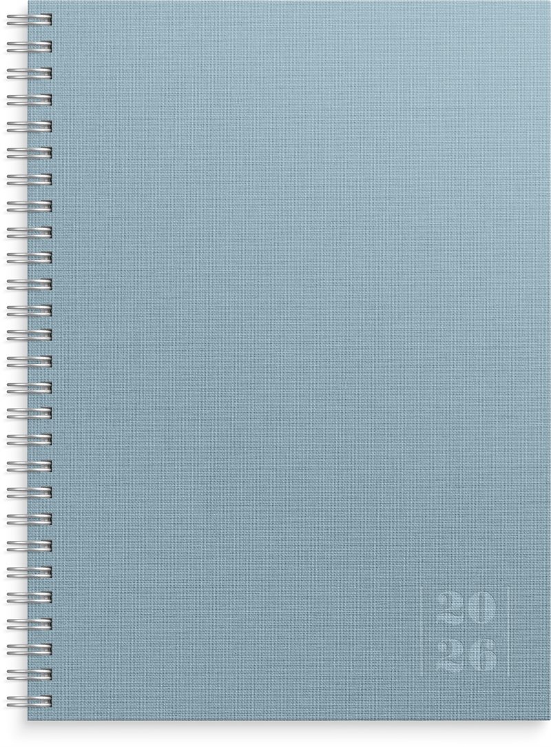Kalender 2026 Business Textile blå