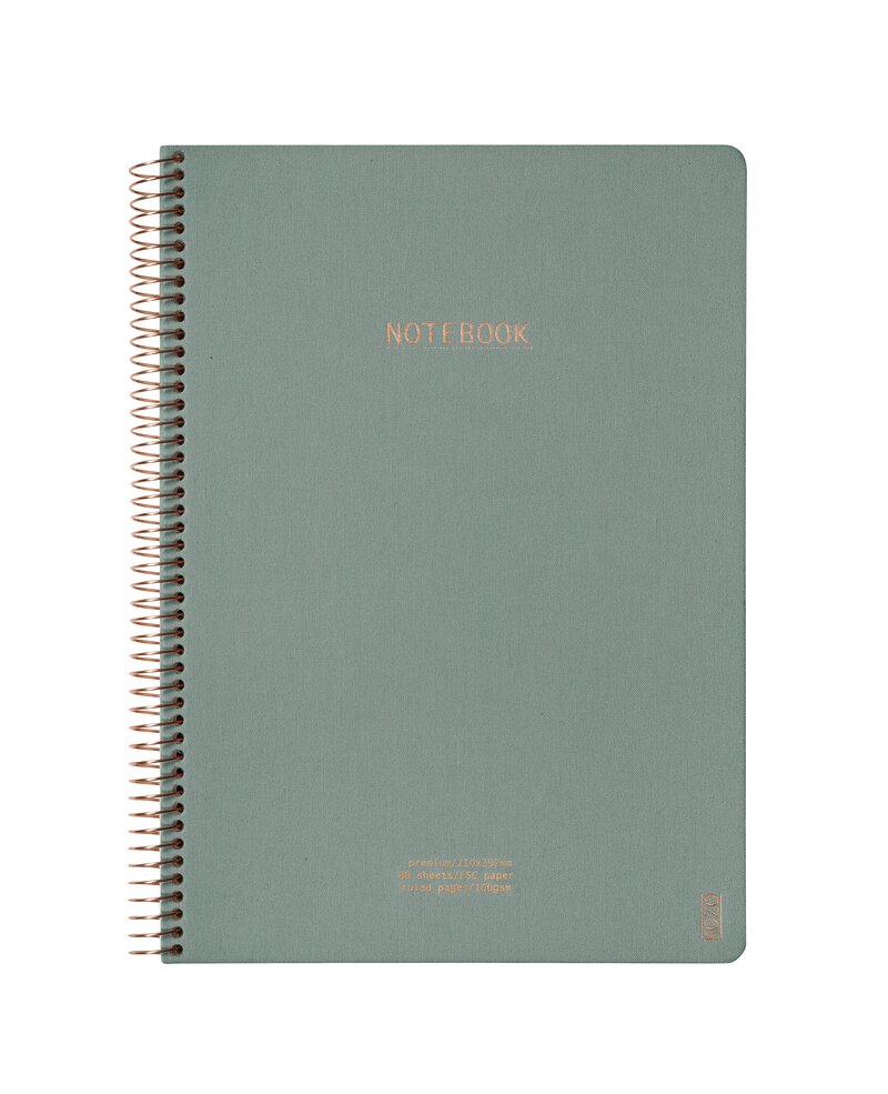 Anteckningsbok KOZO A4 Premium Aloe Vera