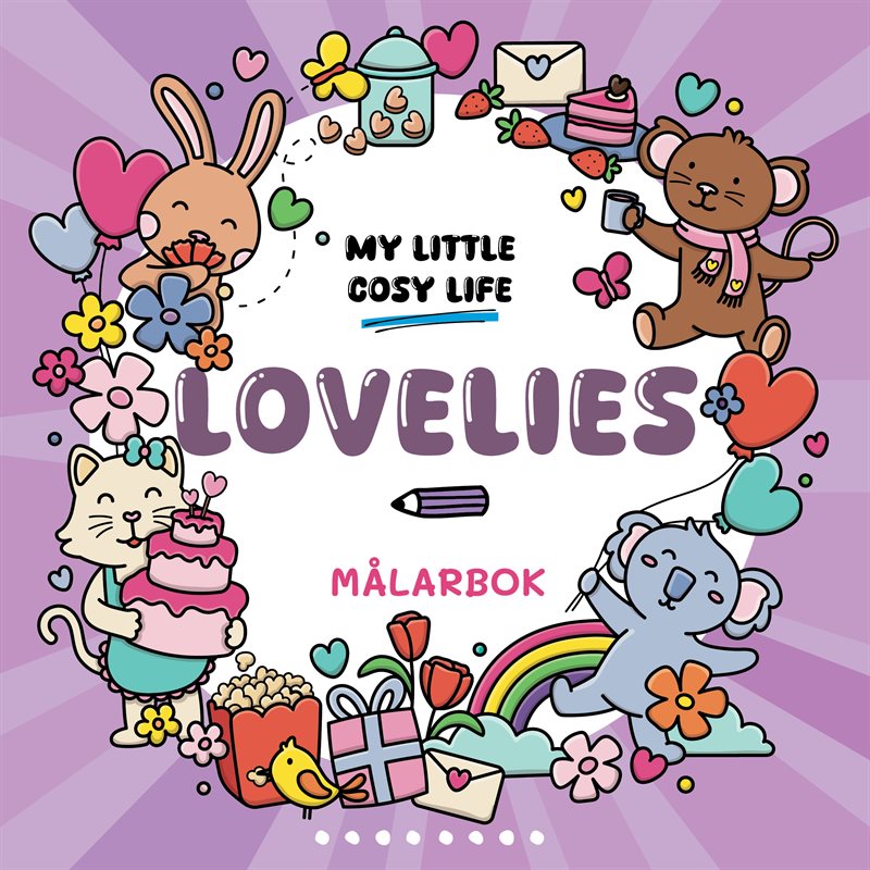 Lovelies. En Cozy Coloring målarbok från My Little Cosy Life
