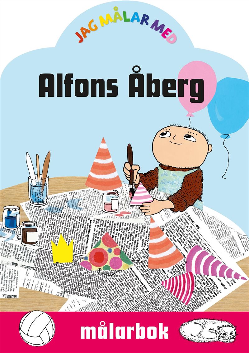 Jag målar med Alfons Åberg : målarbok