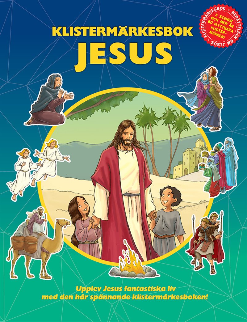 Klistermärkesbok Jesus