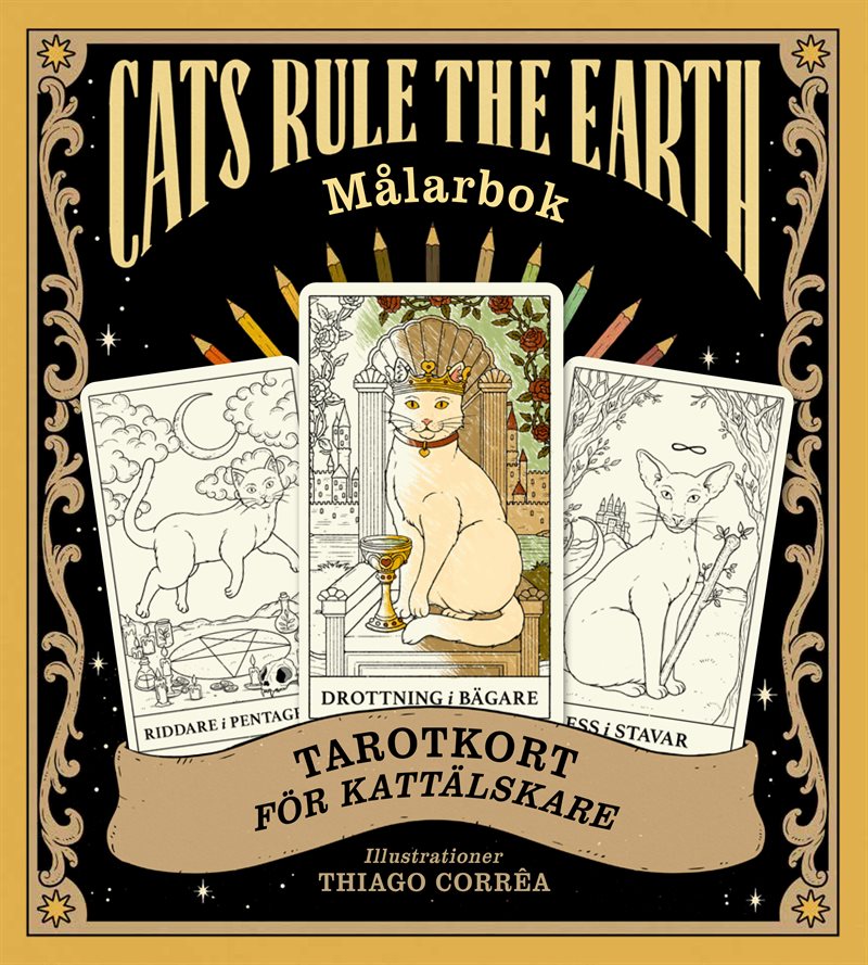 Cats Rule the Earth: målarbok
