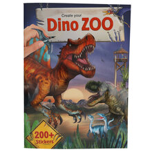 Dino World Zoo Pysselbok