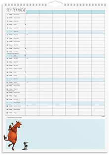 Familjekalender 2026 Mamma Mu