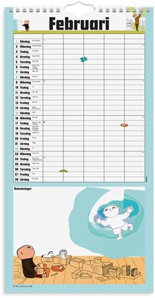 Familjekalender 2026 Alfons Åberg