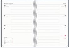 Kalender 2026 Senator A5 Twist blå