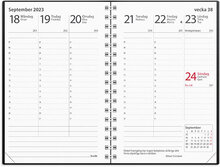 Kalender 2023 Prestige svart plast