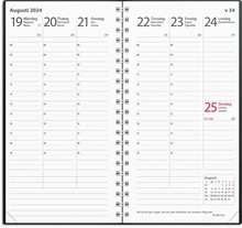 Kalender 2024 Interplano svart plast