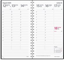 Kalender 2024 Interplano II svart plast
